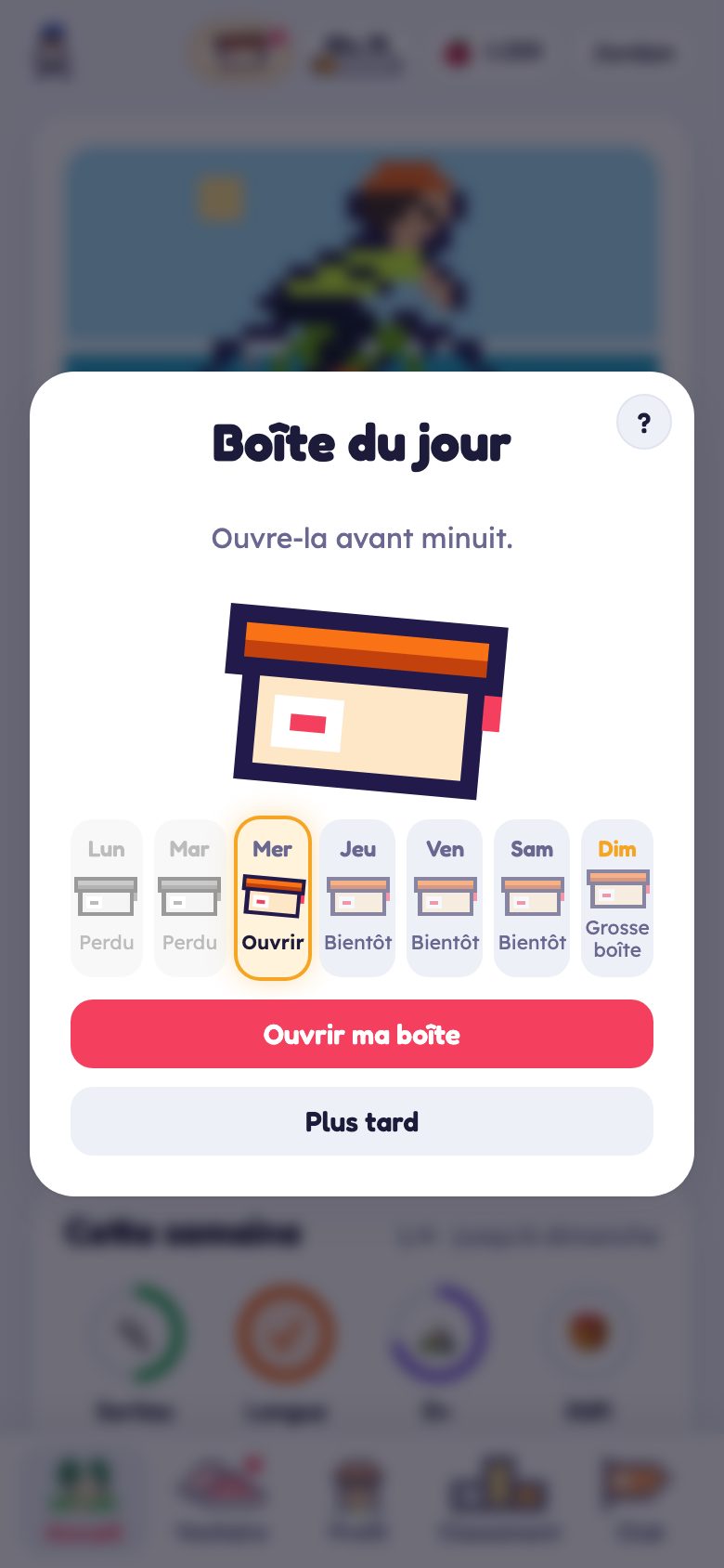La boîte du jour